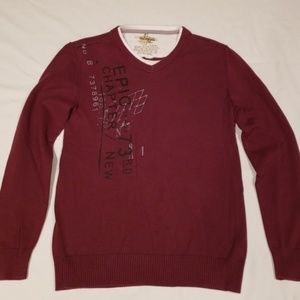 Epic Threads burgandy sweater
